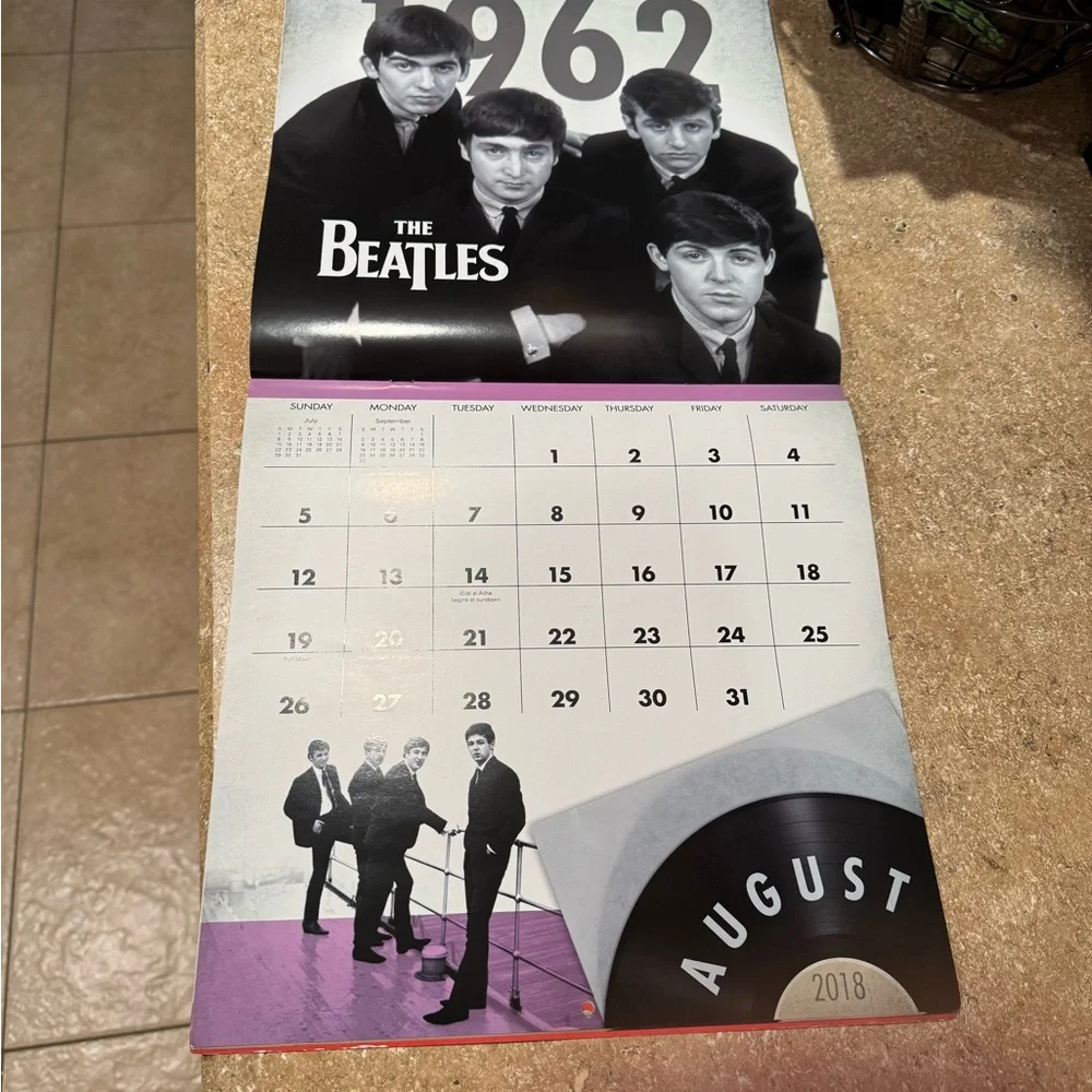 The Beatles 16-Month 2018 Calendar